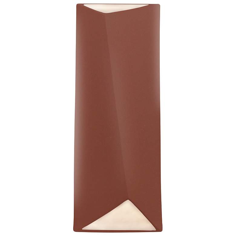 Image 1 Ambiance 16 1/4"H Canyon Clay Rectangle LED ADA Wall Sconce