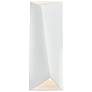 Ambiance 16 1/4"H Gloss White Ceramic LED ADA Wall Sconce