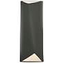 Ambiance 16 1/4"H Pewter Green Rectangle LED ADA Wall Sconce
