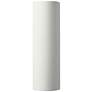 Ambiance 17" High Bisque Tube Closed Top ADA Outdoor Wall Sconce