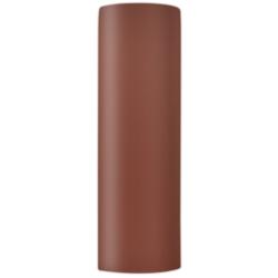 Ambiance 17" High Canyon Clay Tube LED ADA Wall Sconce