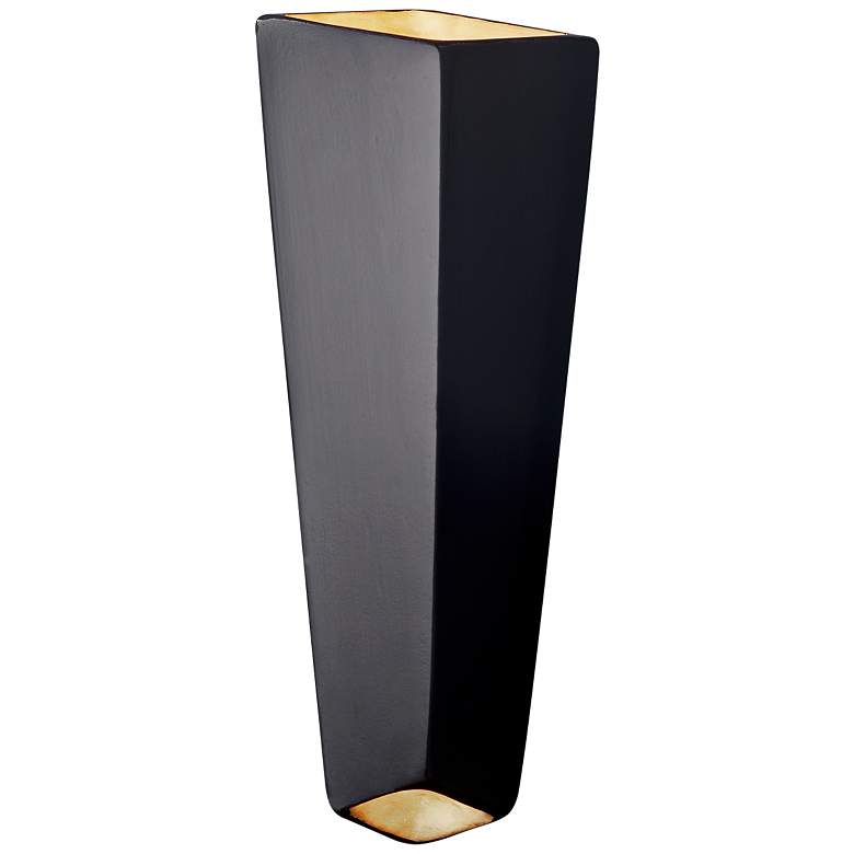 Image 1 Ambiance 17" High Carbon Matte Black LED Wall Sconce