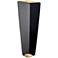 Ambiance 17" High Carbon Matte Black LED Wall Sconce