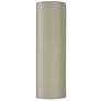 Ambiance 17" High Celadon Green Crackle Tube ADA Wall Sconce