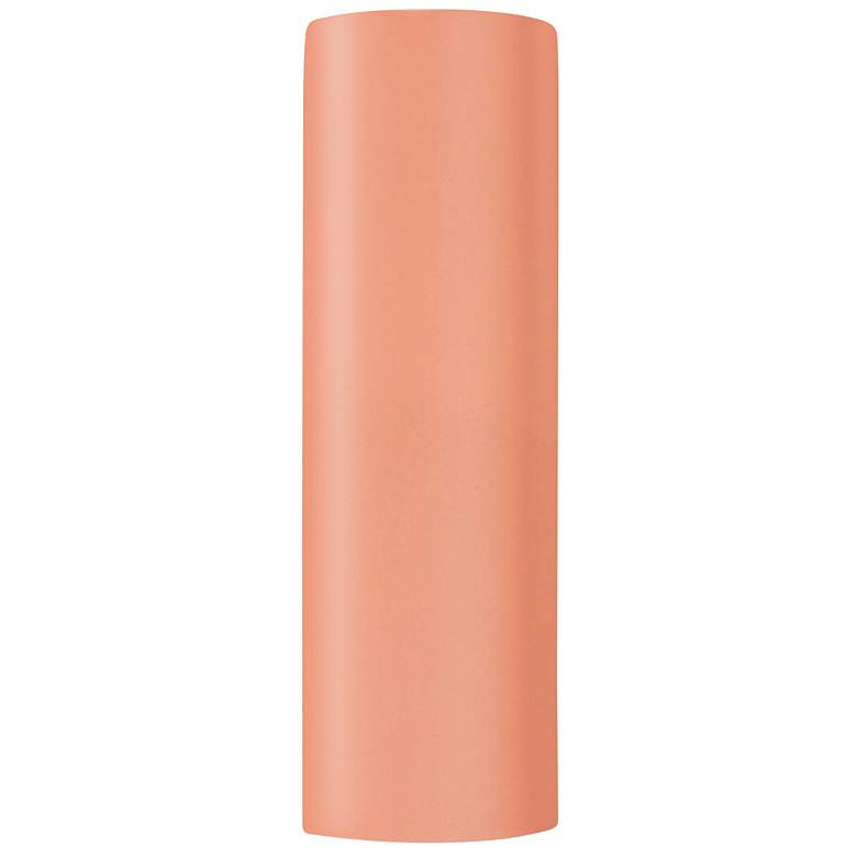 Image 1 Ambiance 17" High Gloss Blush Tube LED ADA Wall Sconce