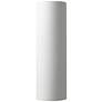 Ambiance 17" High Matte White Ceramic Tube ADA Wall Sconce