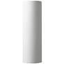 Ambiance 17" High Matte White Gold Tube ADA Wall Sconce
