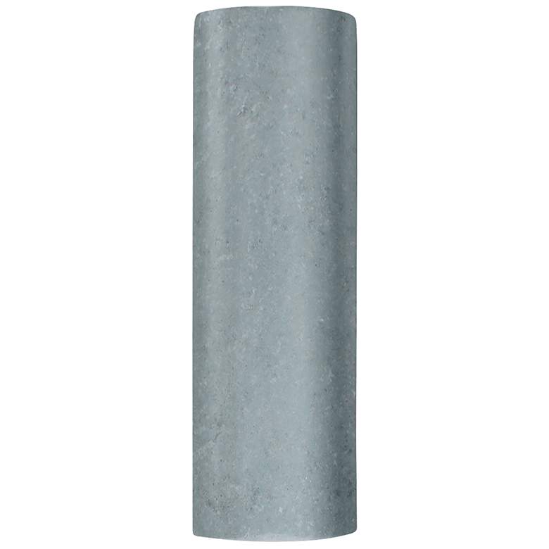 Image 1 Ambiance 17" High Tube Concrete Closed Top ADA Outdoor LED Wall Sconce