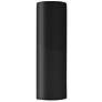 Ambiance 17"H Black Tube Closed Top ADA Outdoor Wall Sconce
