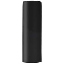 Image1 of Ambiance 17"H Black Tube Closed Top LED ADA Wall Sconce