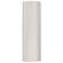 Ambiance 17"H Gloss White Ceramic Tube ADA Outdoor Sconce