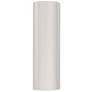 Ambiance 17"H Gloss White Tube Closed Top ADA Outdoor Sconce