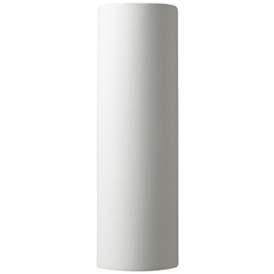 Image1 of Ambiance 17"H Matte White Gold Tube Closed ADA Wall Sconce