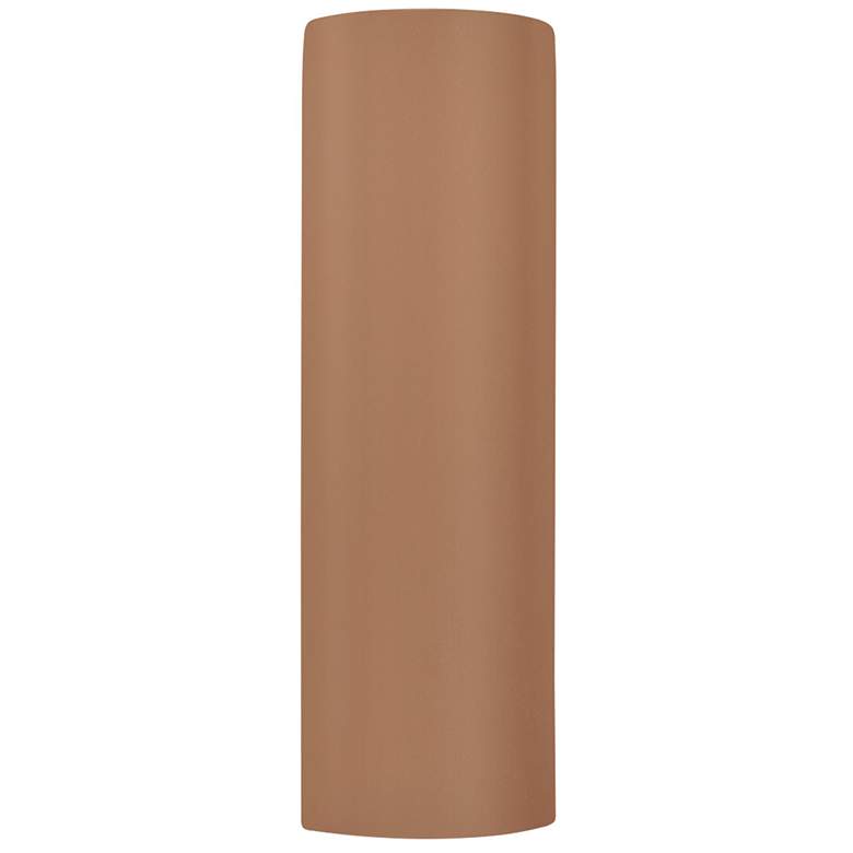 Image 1 Ambiance 17"H Open Adobe Tube ADA LED Wall Sconce