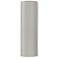 Ambiance 17"H White Crackle Tube Closed Top ADA Wall Sconce