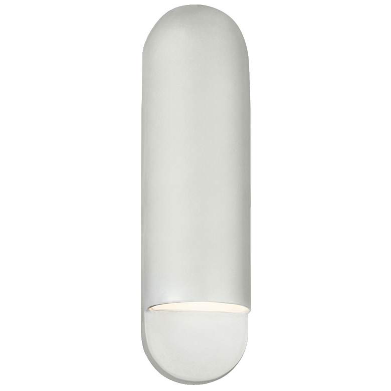 Image 1 Ambiance 20" High Bisque Capsule ADA Outdoor Wall Sconce