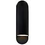 Ambiance 20" High Carbon Matte Black Capsule ADA Wall Sconce