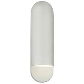 Image1 of Ambiance 20" High Matte White Capsule ADA Wall Sconce