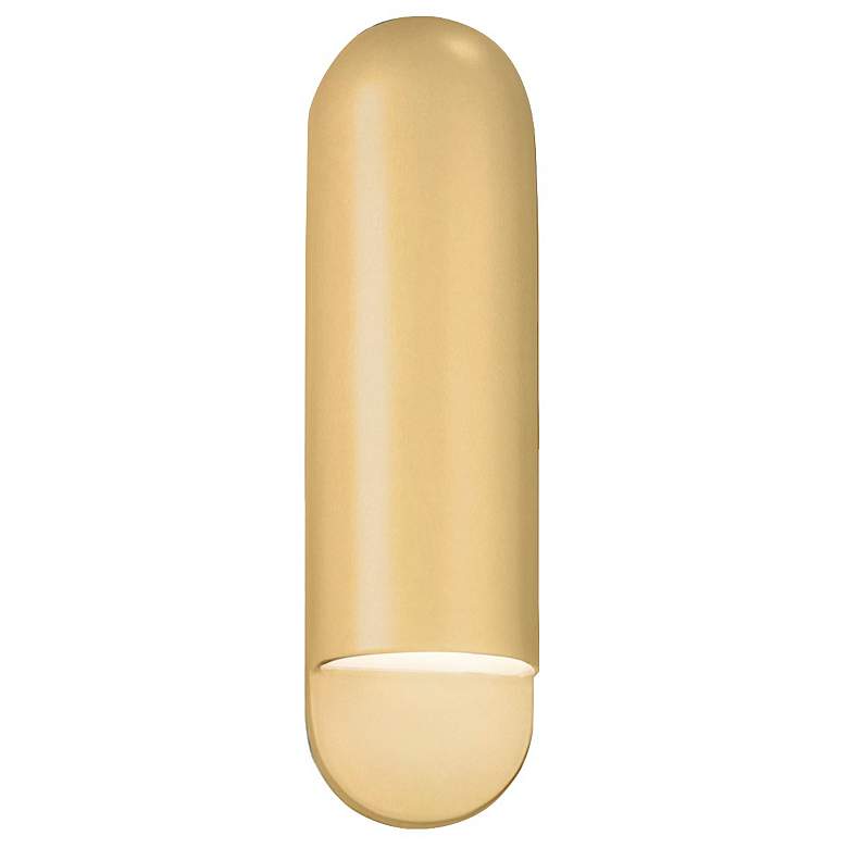 Image 1 Ambiance 20" Muted Yellow Large Capsule ADA Wall Sconce