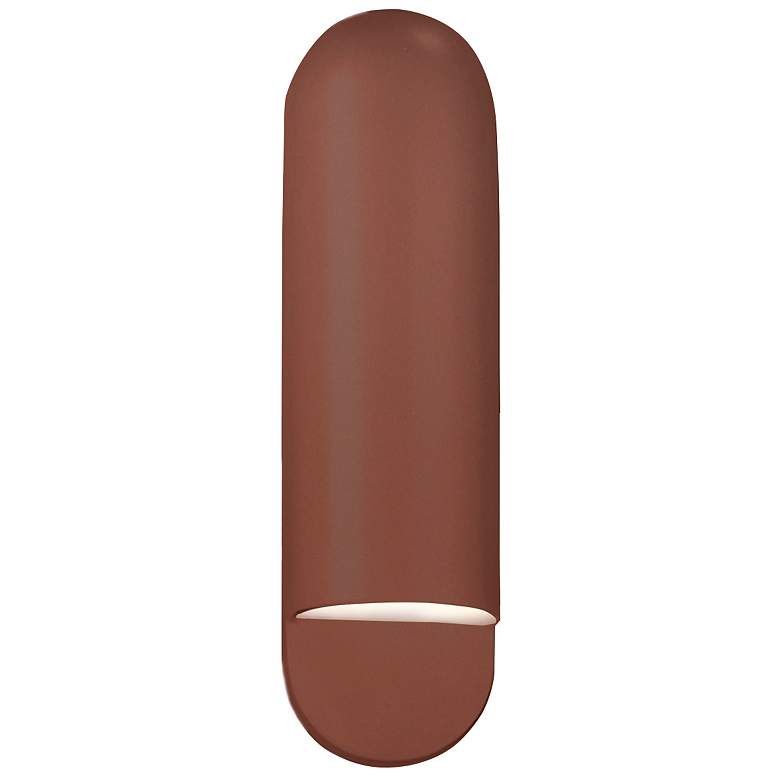 Image 1 Ambiance 20"H Canyon Clay Capsule ADA Outdoor Wall Sconce