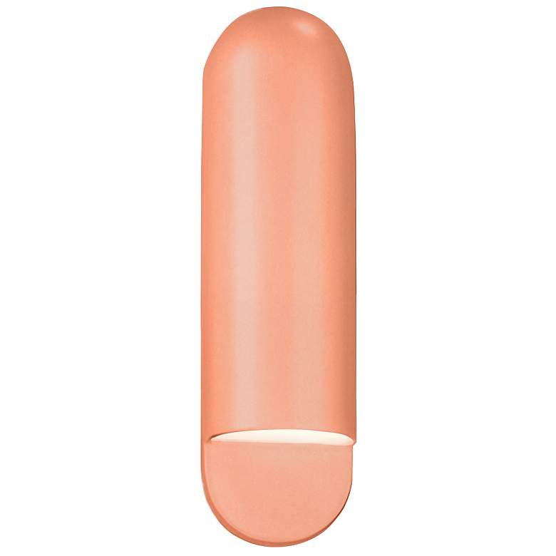 Image 1 Ambiance 20 inchH Gloss Blush Capsule ADA Outdoor Wall Sconce