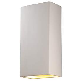 Image1 of Ambiance 21"H Bisque Rectangle Closed Outdoor Wall Sconce