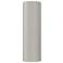 Ambiance 24" Closed Top White Crackle Really Big Tube ADA Outdoor Scon