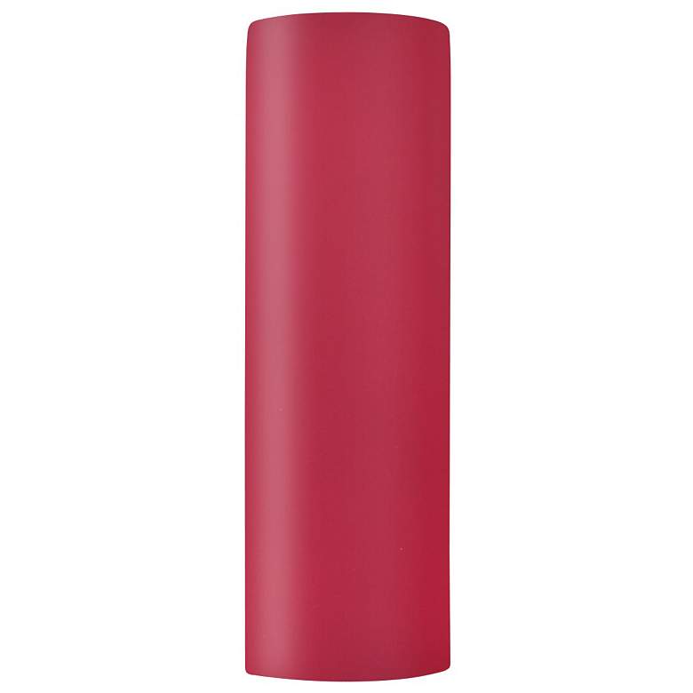 Image 1 Ambiance 24" Open Cerise Really Big Tube ADA Outdoor LED Wall Sconce