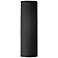 Ambiance 24"H Closed Top Carbon Matte Black Really Big Tube ADA LED Sc
