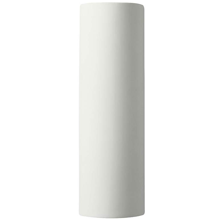 Image 1 Ambiance 24"H Open Bisque Really Big Tube ADA LED Wall Sconce