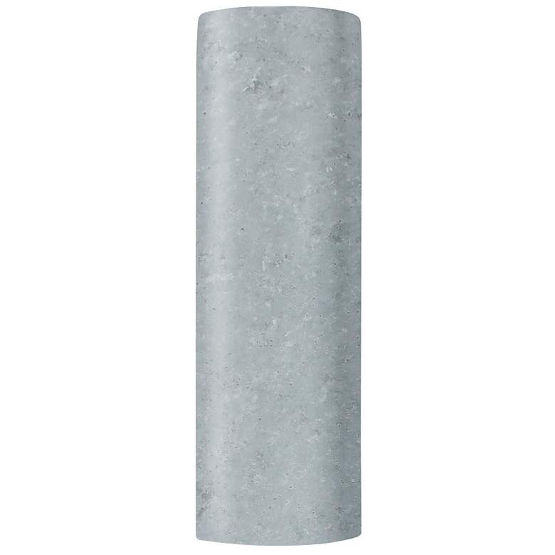 Image 1 Ambiance 24"H Tube Concrete Closed Top ADA Outdoor LED Wall Sconce