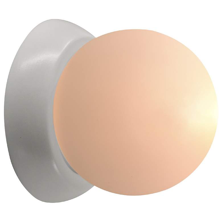 Image 2 Ambiance 4.5" Bisque Petite Coupe Wall Sconce more views