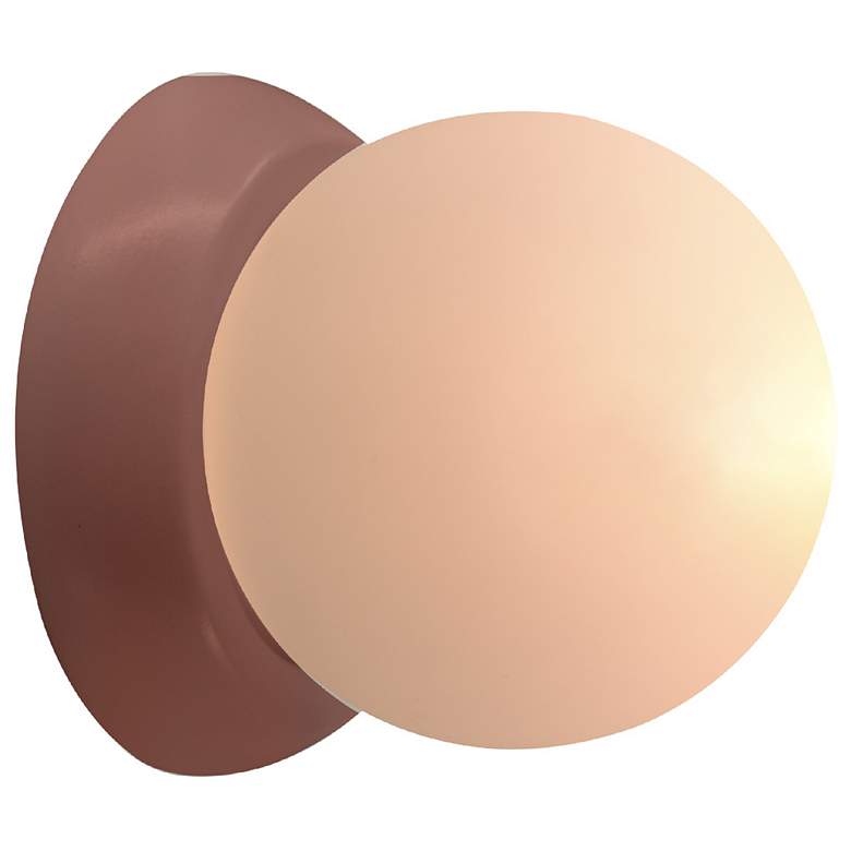 Image 2 Ambiance 4.5" Canyon Clay Petite Coupe Wall Sconce more views