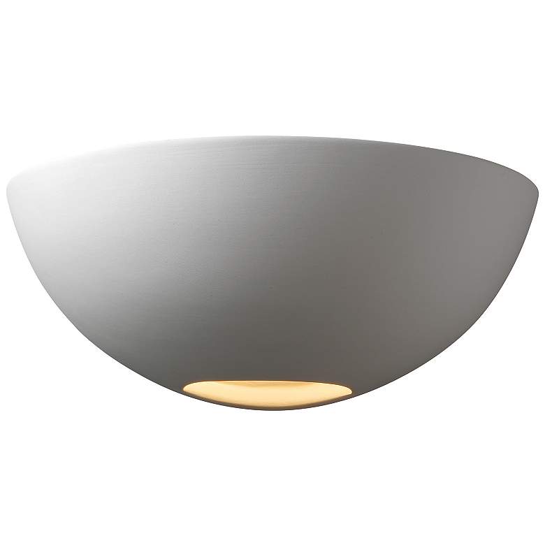 Image 1 Ambiance 4.5" High Bisque Small Metro Wall Sconce