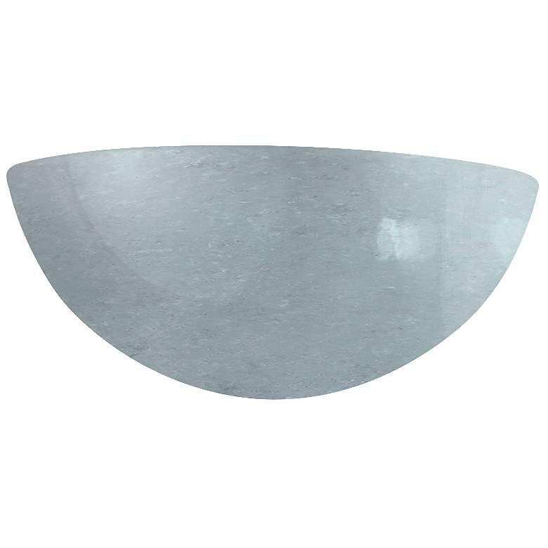 Image 1 Ambiance 4.5" High Small Quarter Sphere Concrete Wall Sconce