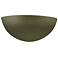 Ambiance 4.5" Matte Green Small Quarter Sphere LED Wall Sconce