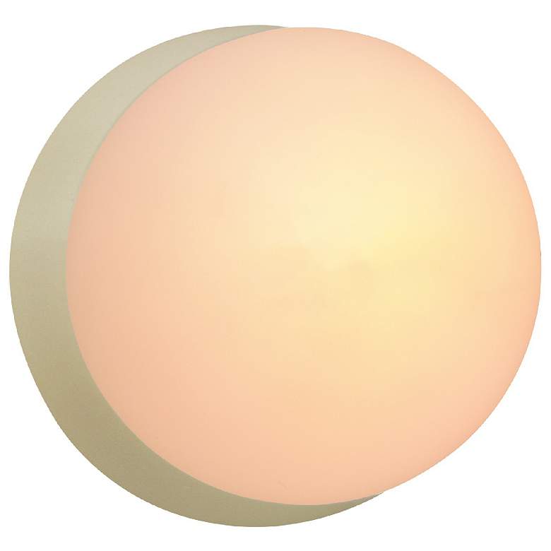 Image 1 Ambiance 4.5" Vanilla Gloss Petite Coupe Wall Sconce