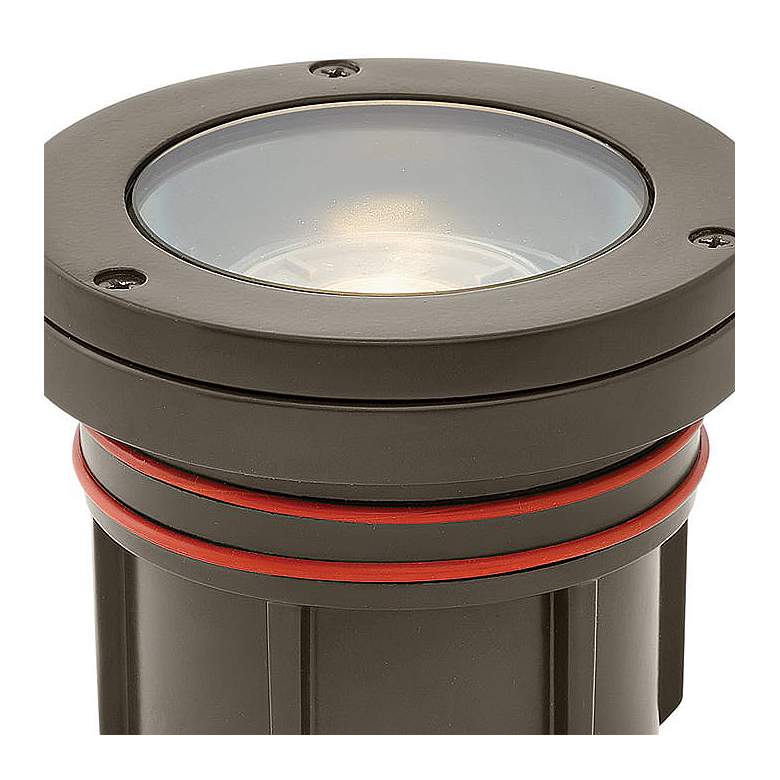 Image 2 Ambiance 4 1/2" High Bronze 3000K LED Flat Top Well Light more views