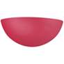 Ambiance 4 1/2" High Cerise Quarter Sphere Wall Sconce