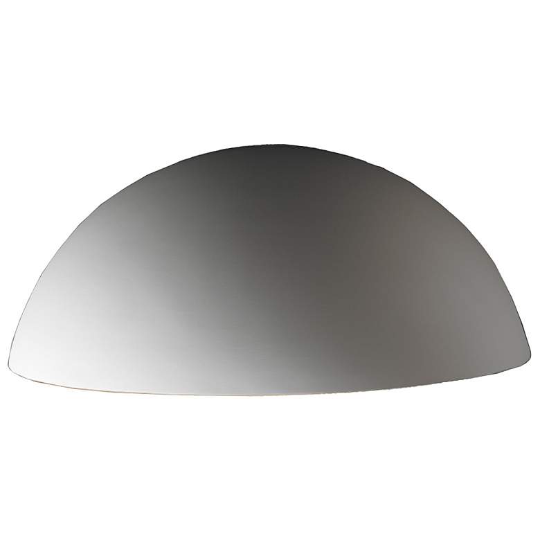 Image 1 Ambiance 4 1/2"H Bisque Quarter Sphere Outdoor Wall Sconce