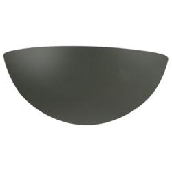 Ambiance 4 1/2"H Pewter Green Quarter Sphere LED Wall Sconce