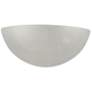 Ambiance 4 1/2"H White Crackle Quarter Sphere Wall Sconce