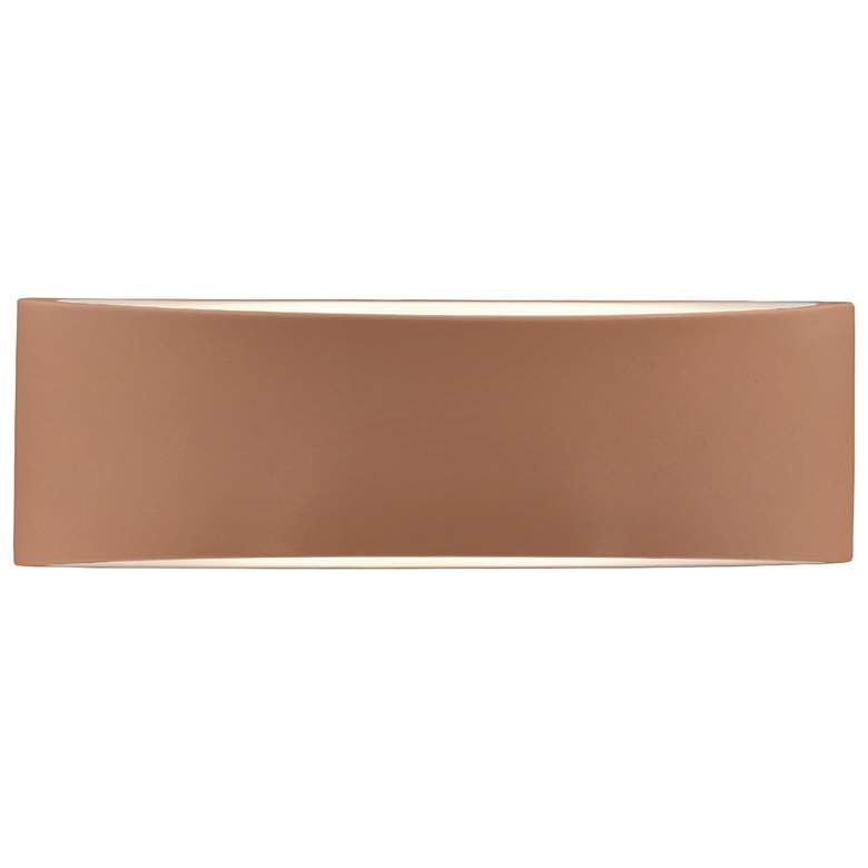 Image 1 Ambiance 5" Adobe Large Tapered Arc ADA Wall Sconce
