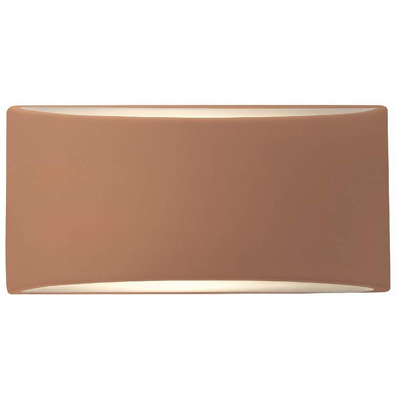 Image 1 Ambiance 5" Adobe Small Tapered Arc ADA Wall Sconce