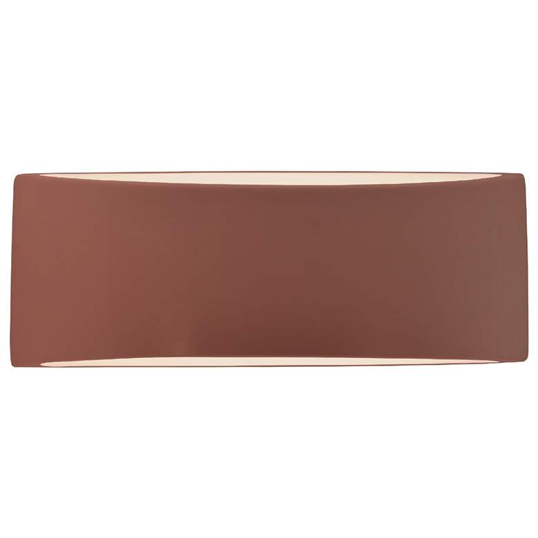 Image 1 Ambiance 5" Canyon Clay Medium Tapered Arc ADA Wall Sconce