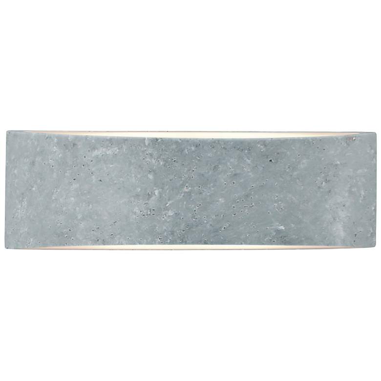 Image 1 Ambiance 5" High Large Tapered Arc Concrete ADA Wall Sconce