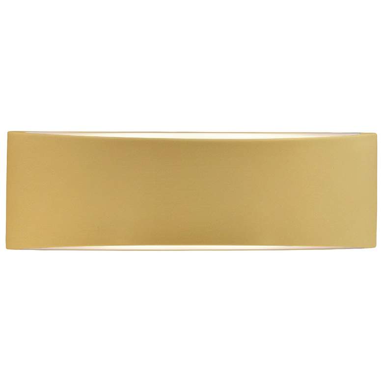 Image 1 Ambiance 5" Muted Yellow Large Tapered Arc ADA Wall Sconce