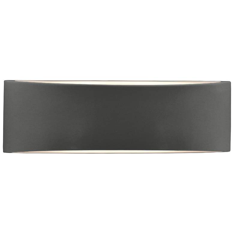 Image 1 Ambiance 5" Pewter Green Large Tapered Arc ADA Wall Sconce