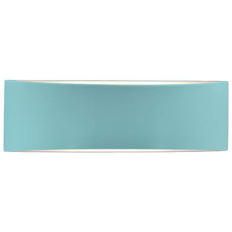 Image 1 Ambiance 5"H Reflecting Pool Large Tapered Arc ADA LED Wall Sconce
