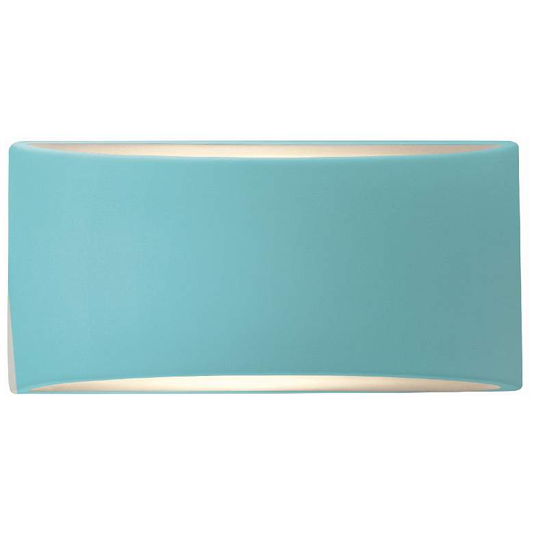 Image 1 Ambiance 5"H Reflecting Pool Small Tapered Arc ADA LED Wall Sconce